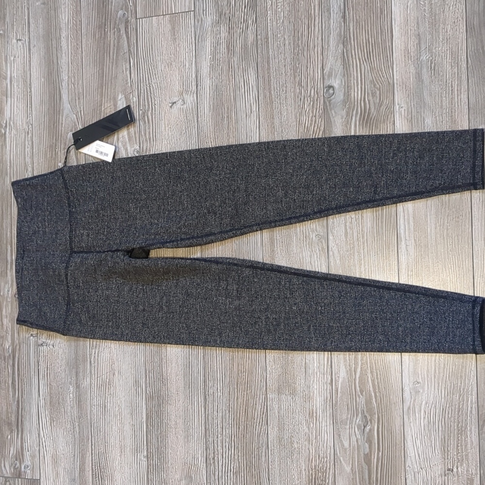 NWT Kyodan Heathered Black and Grey Leggings XS